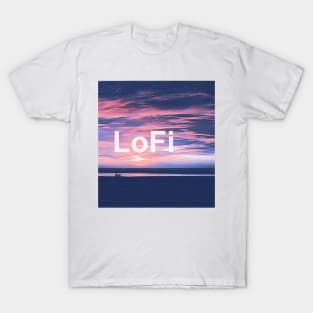 LoFi OG beach sunset T-Shirt